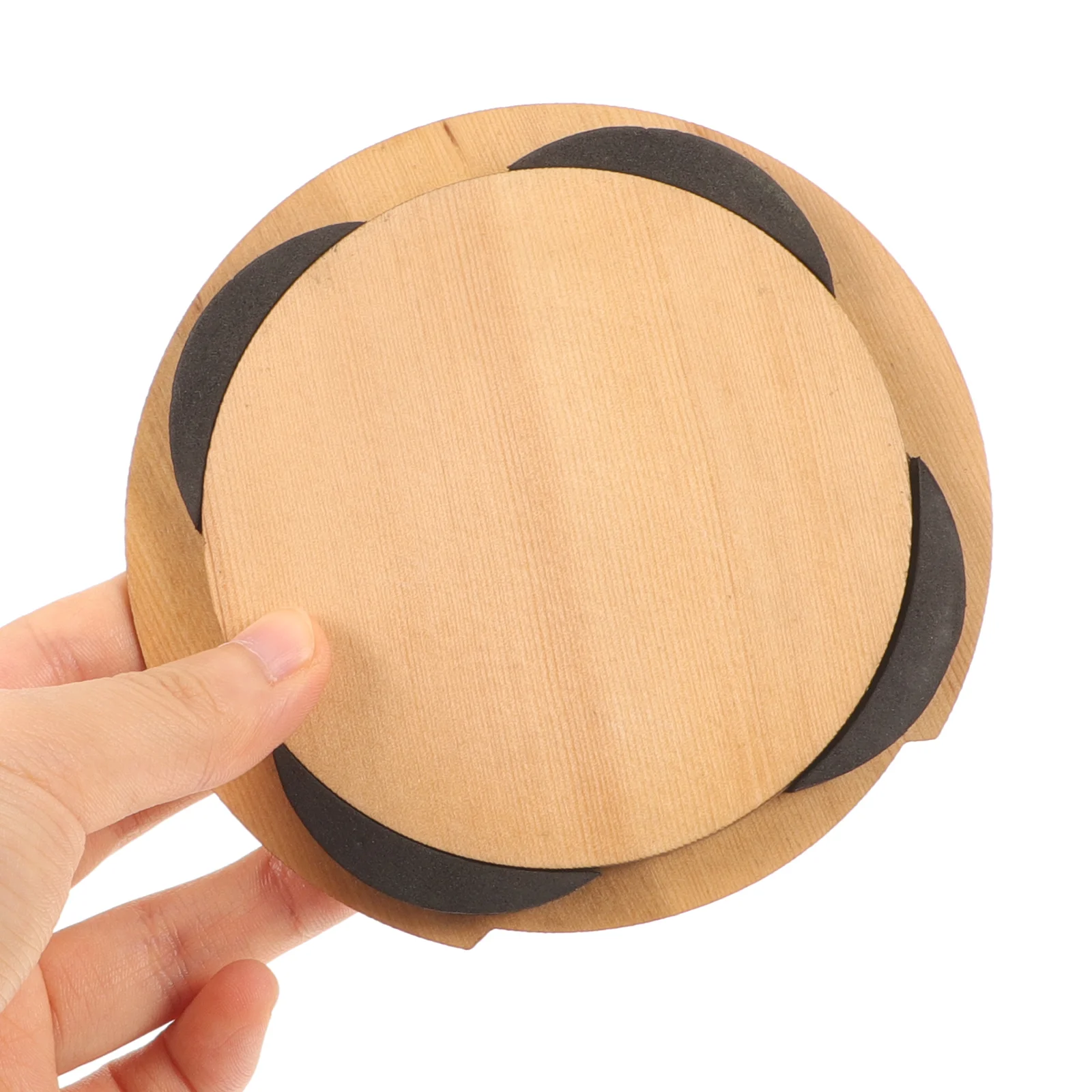 Wooden Sound Hole Circle Folk Electric Box Acoustic Guitar Anti-howling Cover Mute Parts Decorative Soundhole