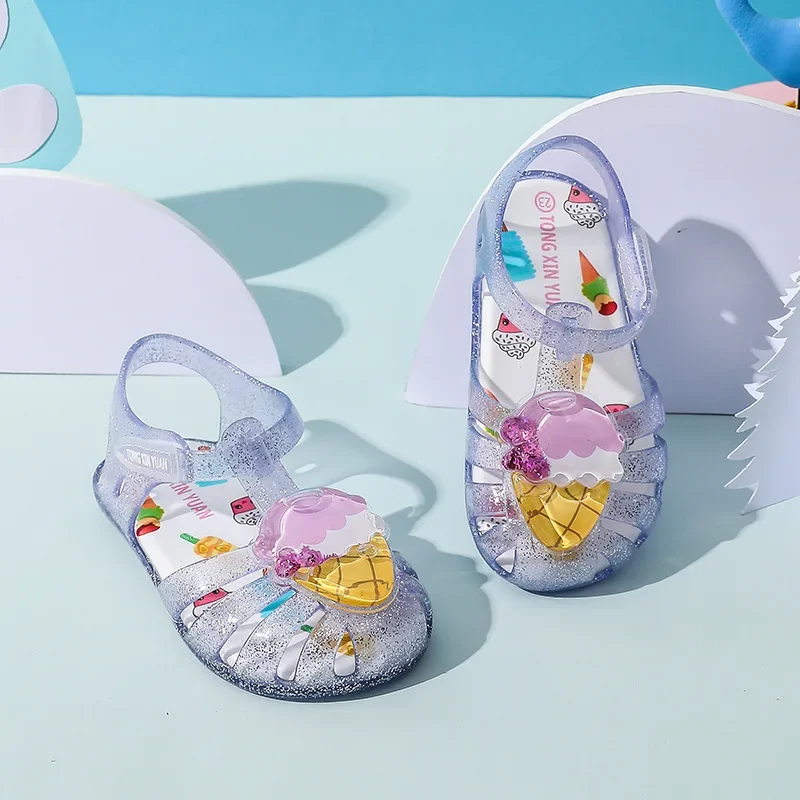 2024 Summer Sandalias Baby Girl Shoes Children Sandals Anti-Slip Child Sandals Kids Cute Shoes Casual Daily Shoes Girls Sneakers