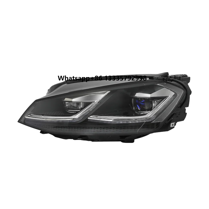 

Silver Trim LED Headlamp Assembly with Upgrade ’Volkswagen Golf 7 GTI 2013-2017 Automotive Lighting Accessory Condition New