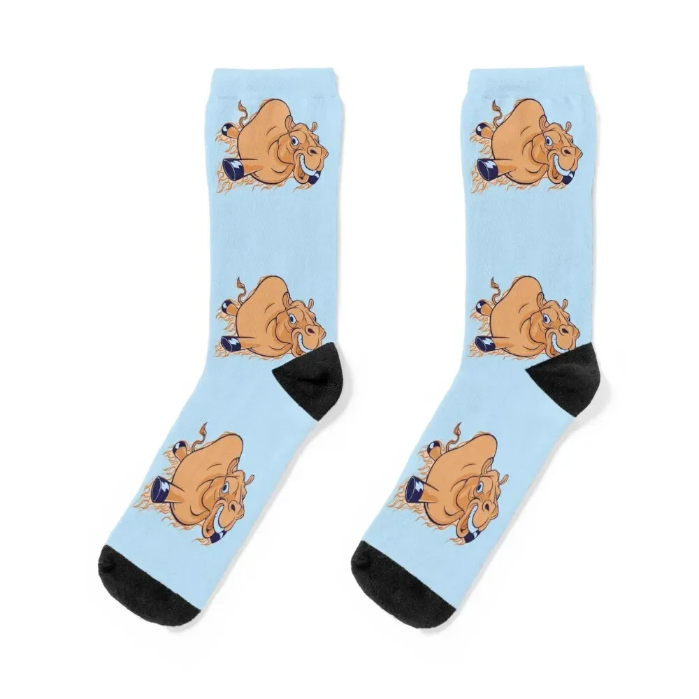 Flying camel, camel comic, dromedary Socks cycling loose Socks Ladies Men's