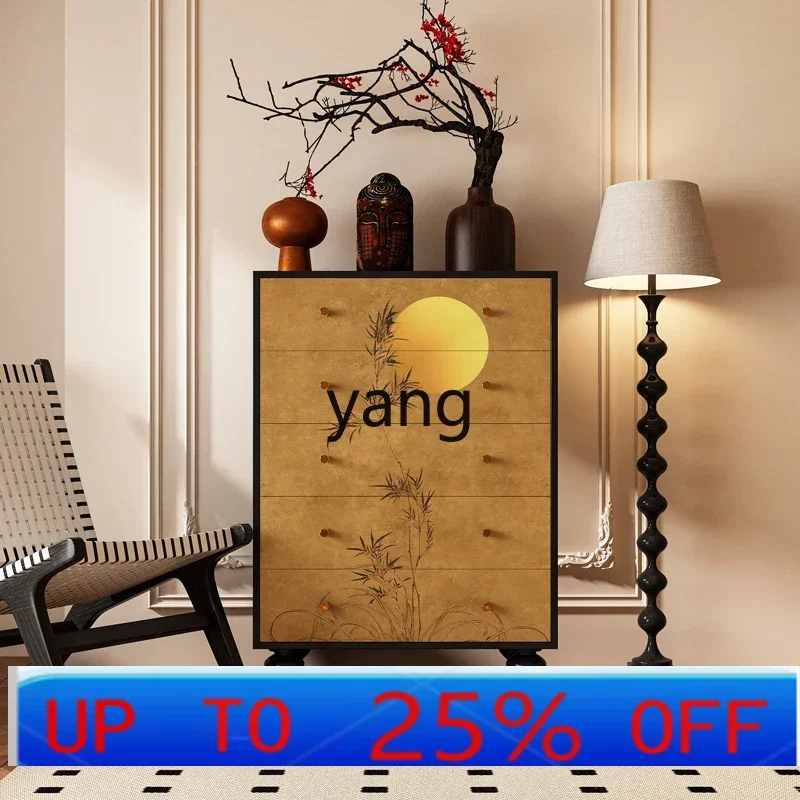 

LH bedroom storage locker household solid wood living room wall entrance cabinet integrated