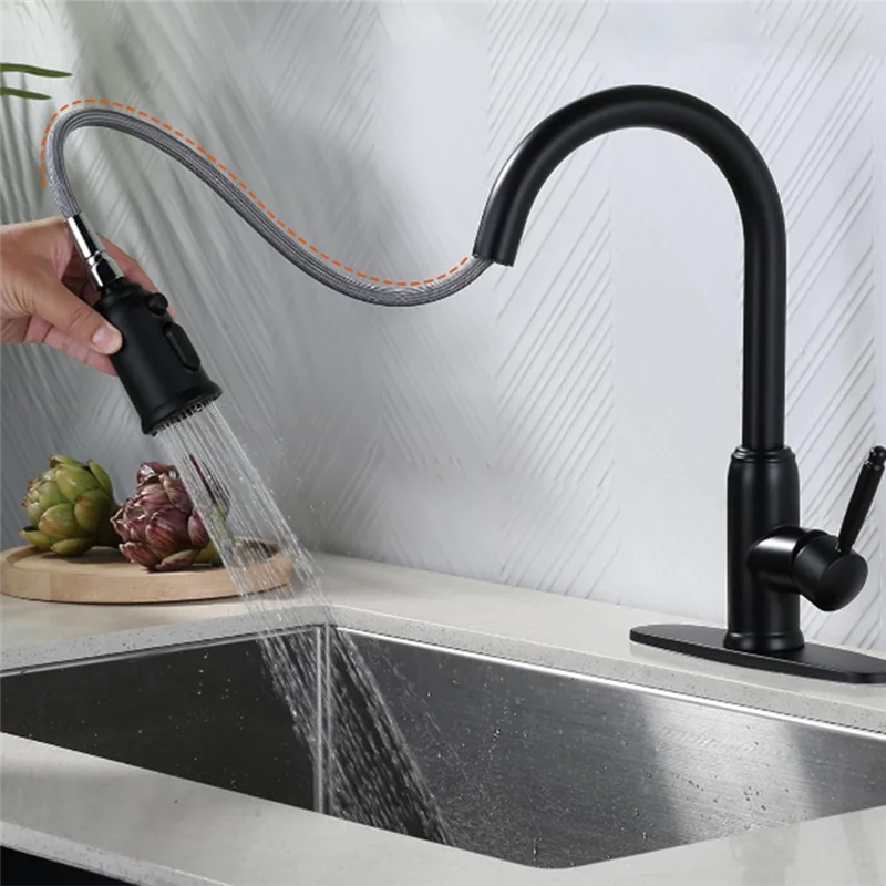 LICE-150259 Selang Tarik Ke Bawah untuk Bagian Pengganti Keran Dapur Moen