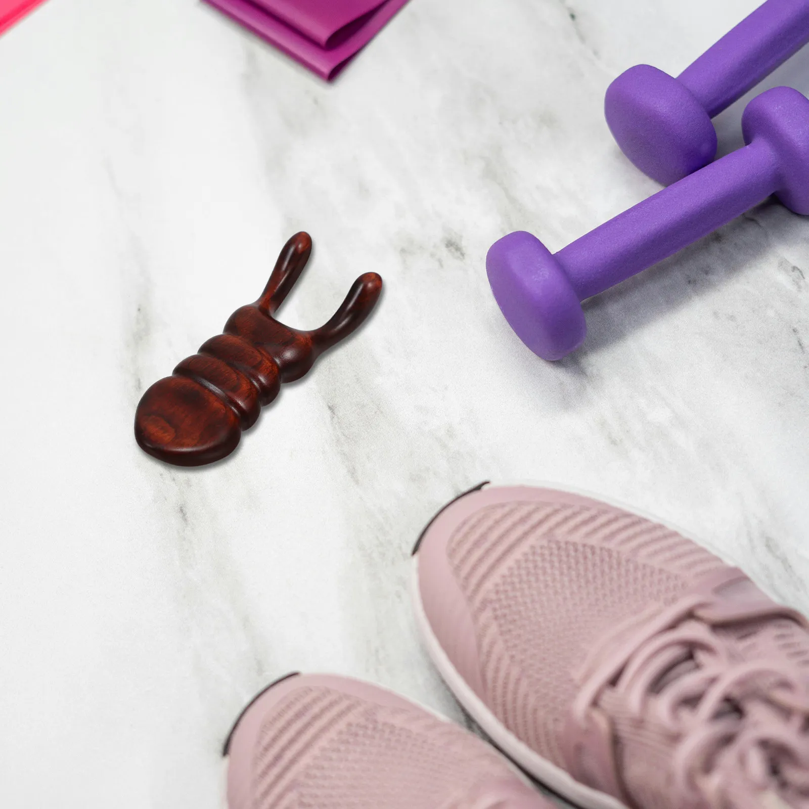 Wood Caterpillar Eye Massager Smooth Wooden Acupoint Tool Comfortable Facial Nose Scraper Handheld Relaxing Massage Tool