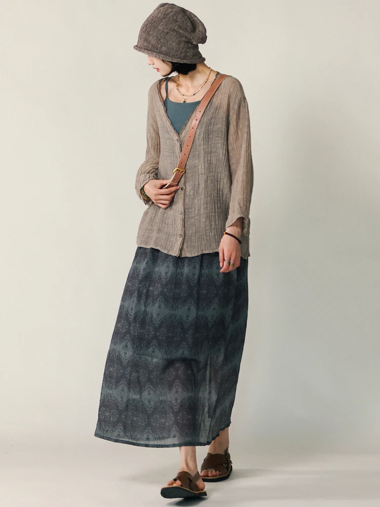 

Легкая женская блузка из хлопка и льна с V-образным вырезом, рукавом 3/4, текстурированная, прямого кроя, для повседневной носки, летняя