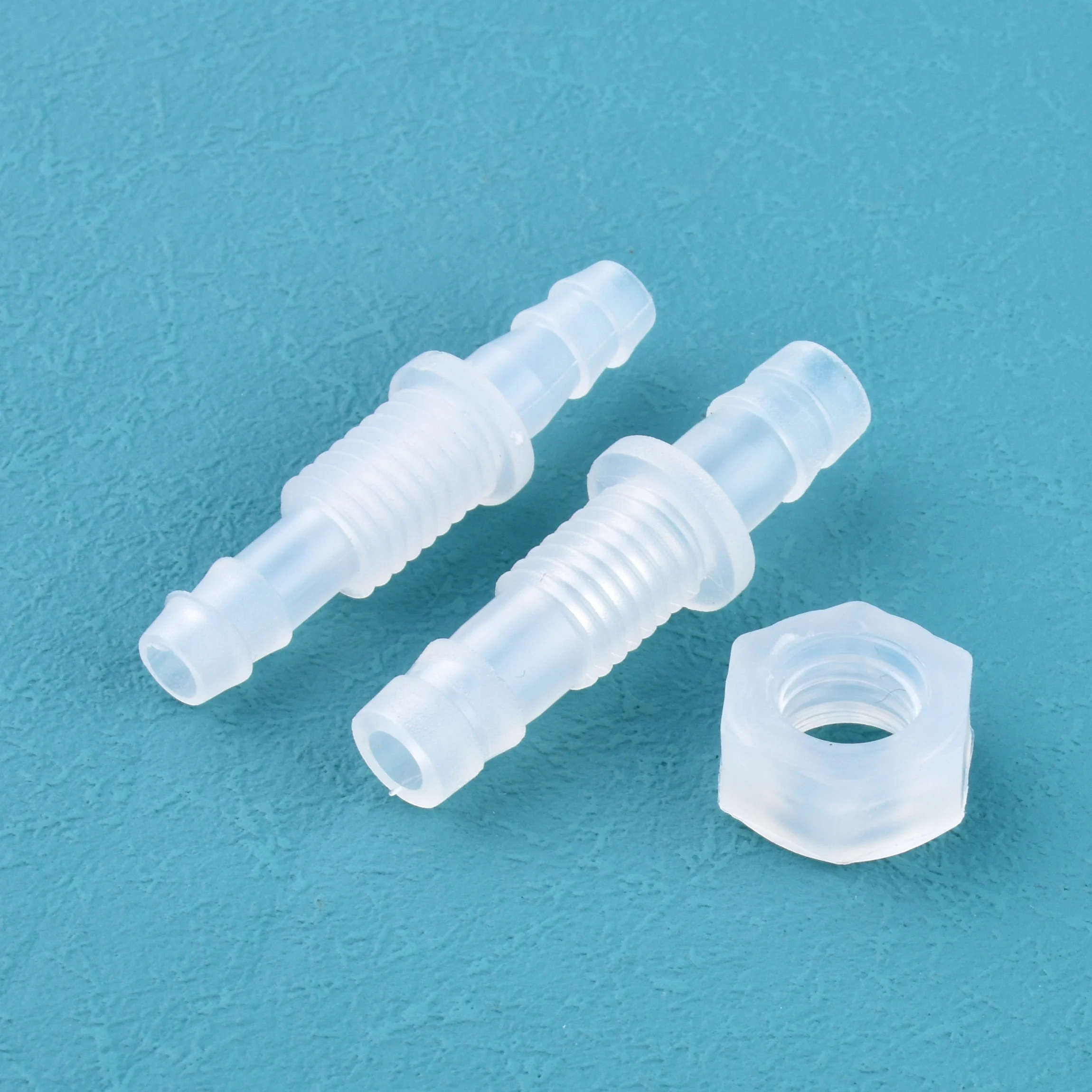 2~200 Pcs M4~M8 To 3~8mm PP Pagoda Connector Hex Nut ​O-Ring Aquarium Tank Air Pump Adapter Go Through Plate Hose Joints