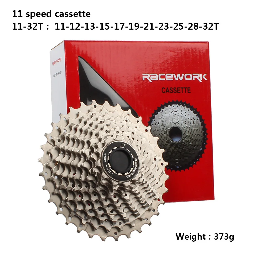 Cassetta per bici da strada RACEWORK 11/12 velocità 11-28T 11-32T 11-34T volano per bicicletta ultraleggero per SHIMANO HG