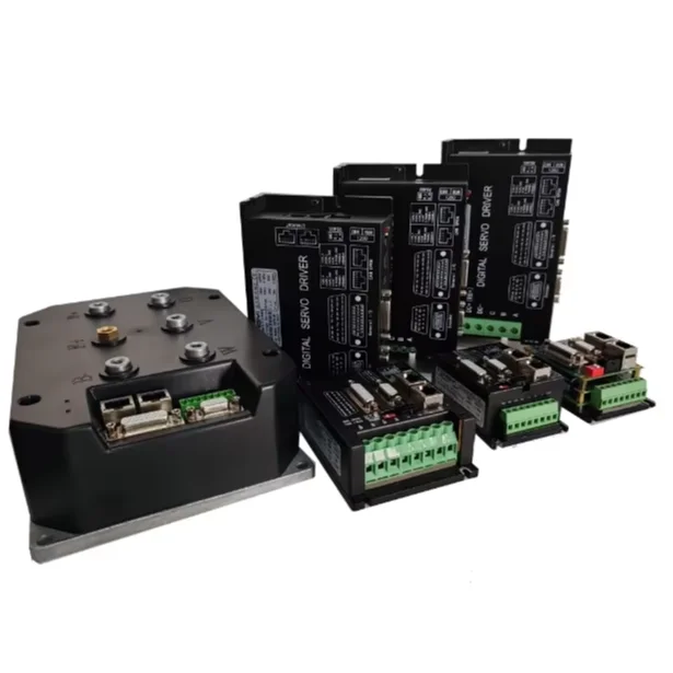 

Industrial 35A 40-120V DC Servo Motor Driver with EtherCAT/Modbus for New AGV Robots in Warehouses Made of Steel