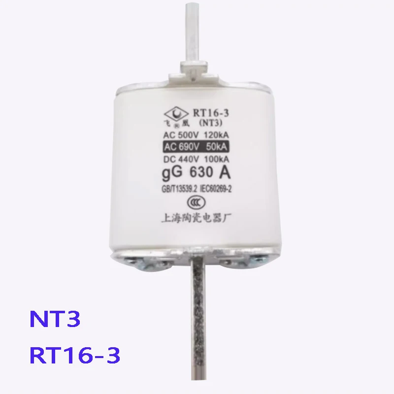 

Fuses RT16-3 RT36-3 NT3 630A 560A 500A 450A400A Square Pipe Knife-Shape Contact Fuse Link RT16-3 with CE TUV,UL Certification