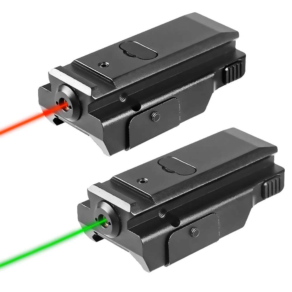 

Red Green Laser Sight Rechargeable Red Green Dot Sight for Picatinny Rail Handgun Pistol Airsoft Gun Rifle Laser Sight