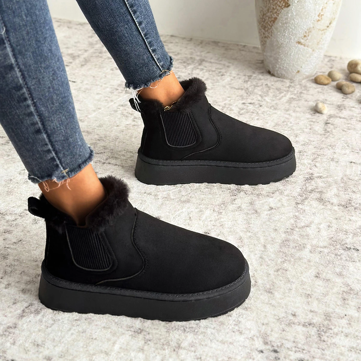 Women Flats Boots 2024 New Fashion Shallow Comfortable Designer Shoes Casual Lightweight Outdoor Boots Women Shoes for Women