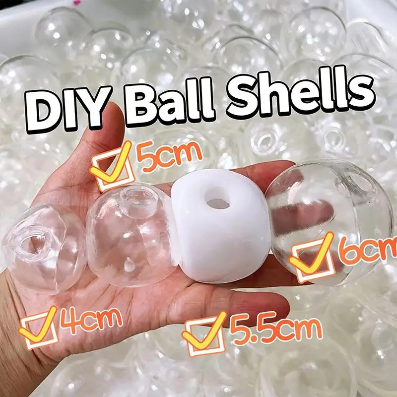 2PCS Empty DIY Ball Skin Cover Slow Rebound Handmade Decompression Toy Shell for Kids Custom Stress Ball Bedroom Study Room