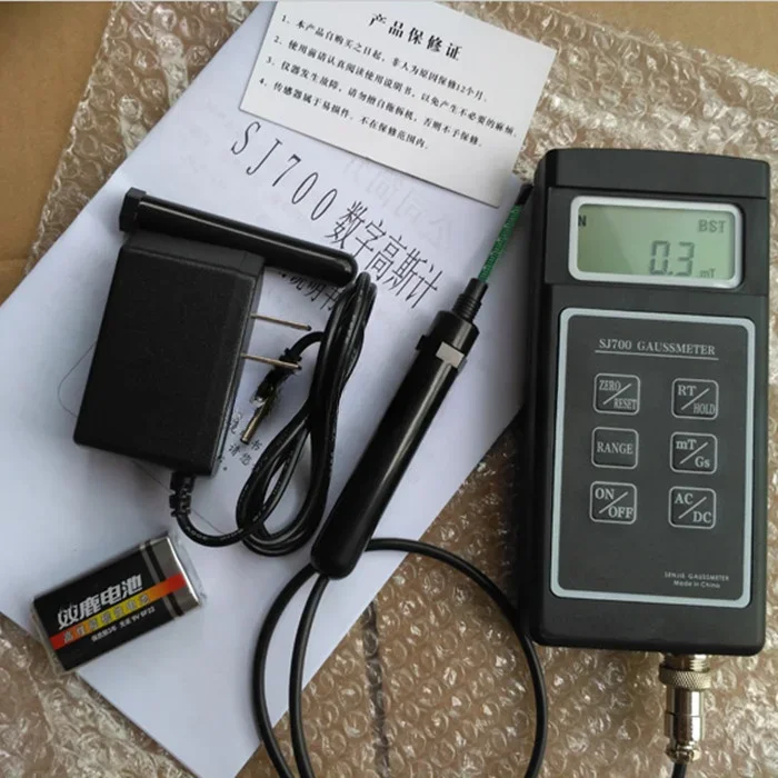 SJ700  Handheld Gauss Meter 0-200Mt-2000mT