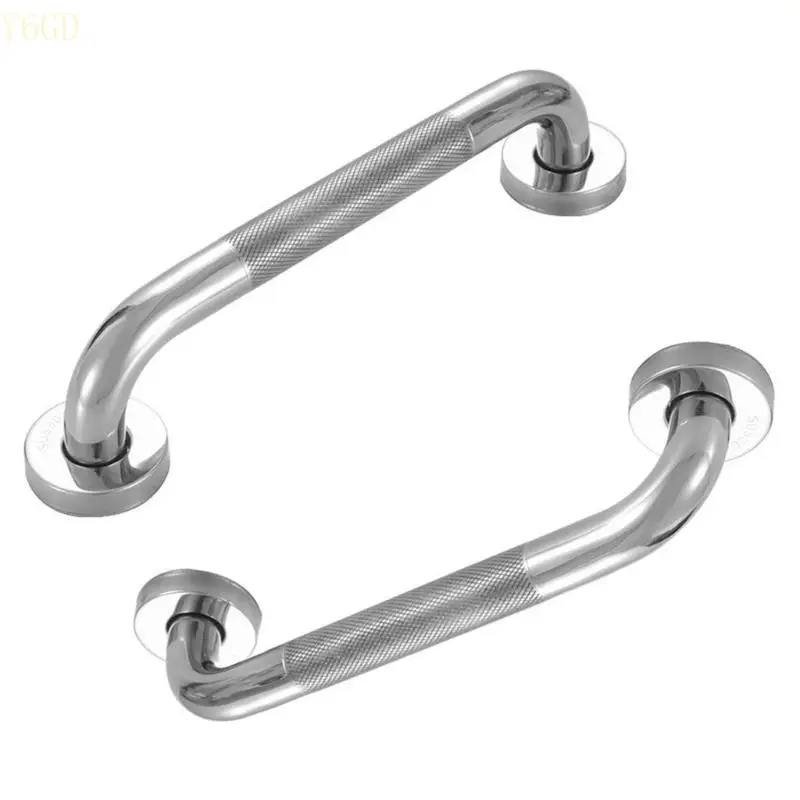 Y6GD Home Cares Bath Handrails Stainless Steel Safety Rails Simple Isntalls