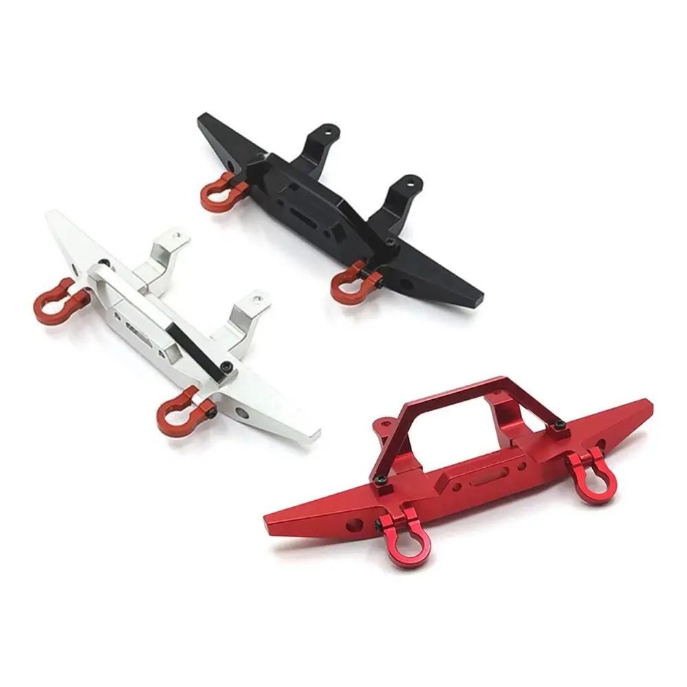 

Reusable 1/12 Front Bumper Red Silver Black Metal Car Bumper Durable RC Toys Accessories for D90 D91 D96 D99S MN90 MN99 MN99S