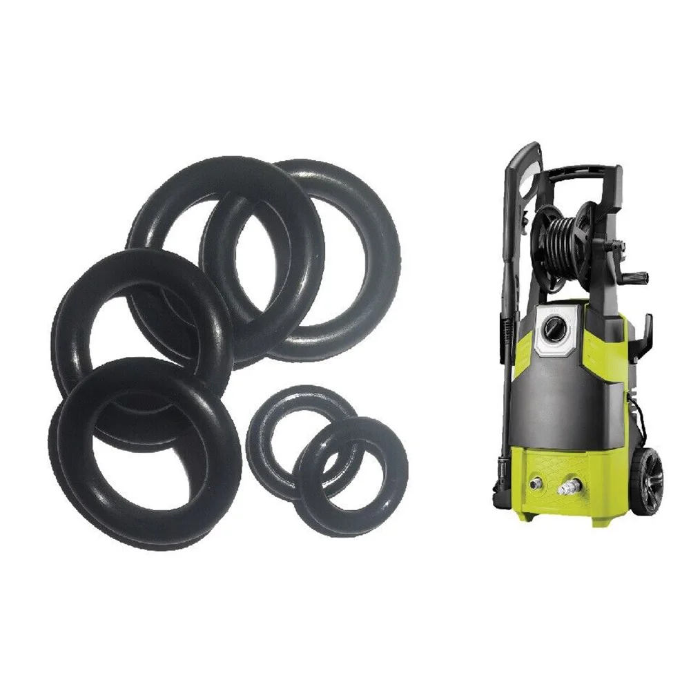 For Pressure Washer Replacement O Ring Kit RPW RPW140-G Orings Plastic Black O Ring Gasket Pressure Washer Sealing Washer