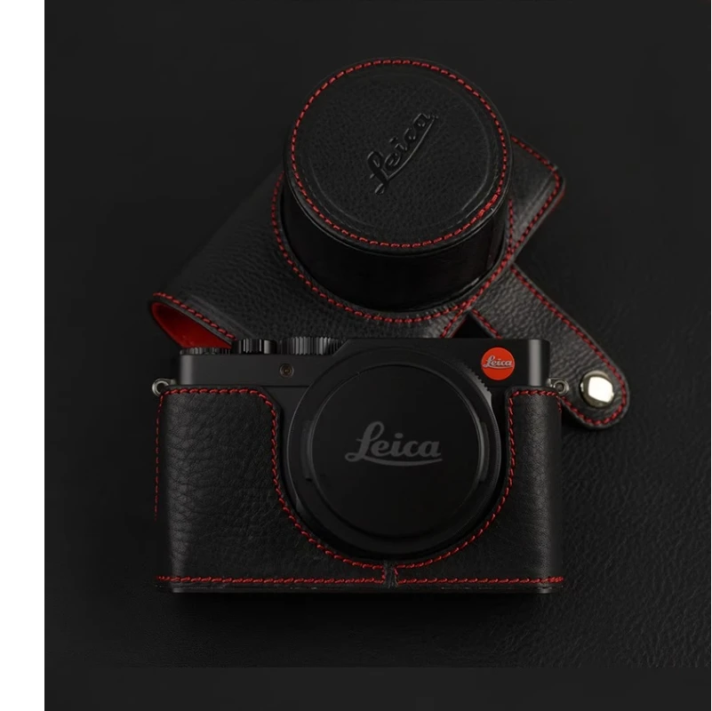 Imagem -04 - Handmade Couro Genuíno Full Protection Câmera Bolsa Design para Leica D-lux7 D-lux tipo 109