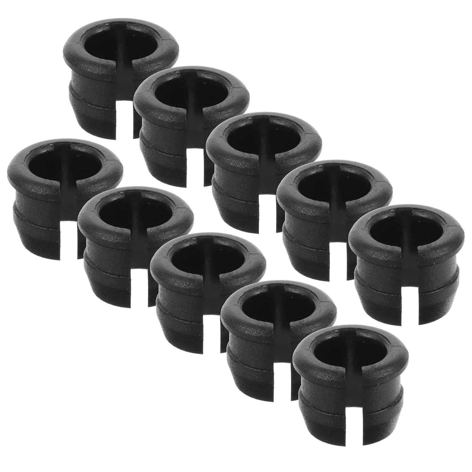 

10pcs Valve Stem Grommets to Adapter Durable Plastic Road Mountain Bikes Tire Inflation Conversion Kit