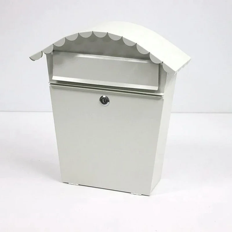 Pastoral style large mailbox, wall-mounted with lock suggestion box
