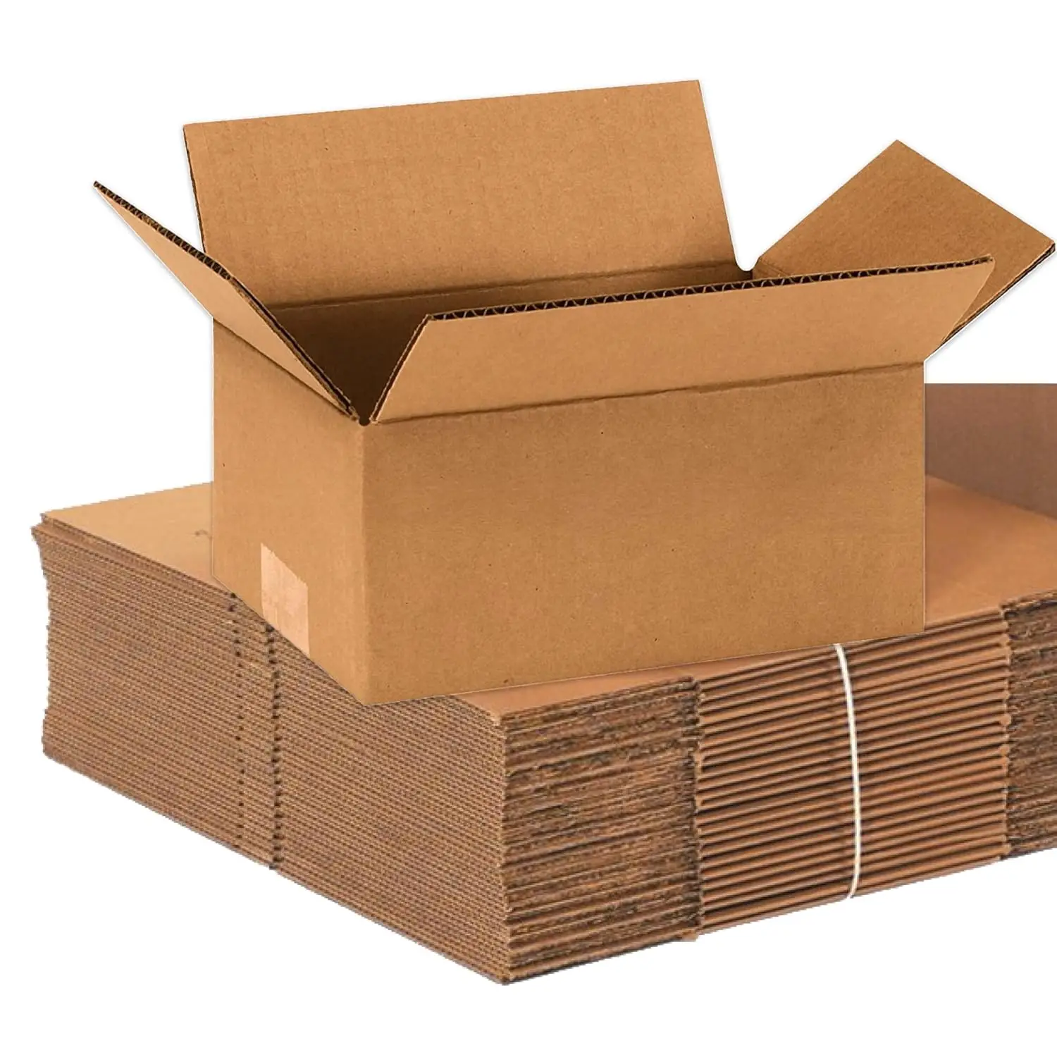 

Small Shipping Boxes 9x6x4 Inch 100-Pack Heavy Duty Corrugated Cardboard for Packing Moving & Storage
