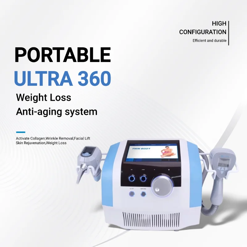 2-in-1 Unipolar Rf Facial Skin Regeneration and Firming Elixir Ultra 360 Weight Loss Machine for Wrinkle Removal