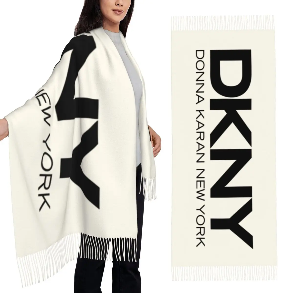 DKNYs Shawls Wraps for Ladies Winter Warm Large Soft Scarf Neckerchief Shawl Scarves