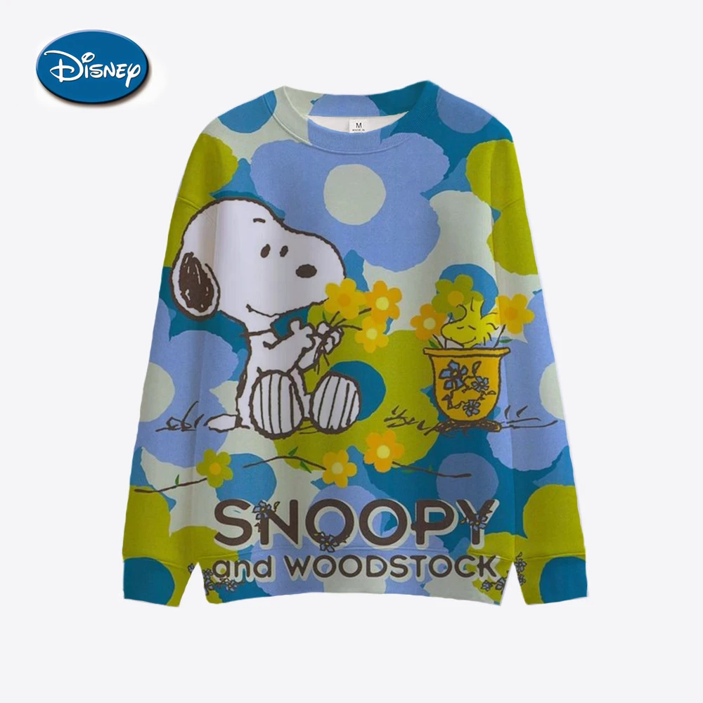 American Cartoon Comics Snoopy Hoodie Women Man Pullover Tops Spring Autumn Men 2024 New Casual Couple Sweatshirt Clothing