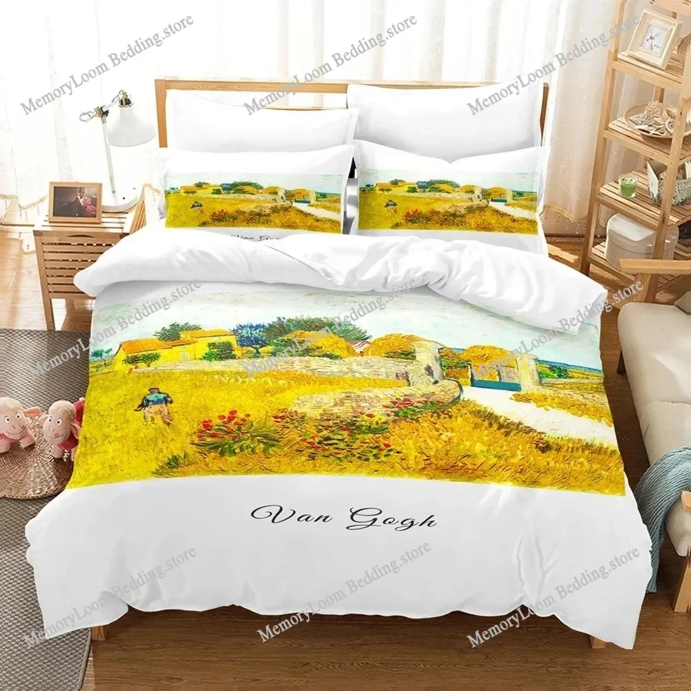 

3DVincent Willem Van Gogh Bedding Sets Duvet Cover Set With Pillowcase Twin Full Queen King Bedclothes Bed Linen
