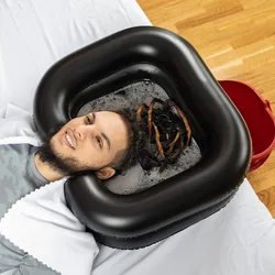 Inflatable Shampoo Basin - Portable Hair Washing Bowl/ Tub for Bedridden Disabled Injured Dreadlocks and at Home Sink Washing