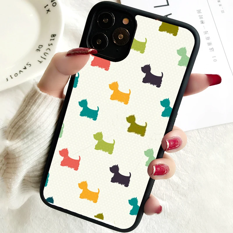 5 5S SE 2020 Phone Cover Case for iPhone 6 6S 7 8 PLUS X XS XR 11 12 13 MINI 14 PRO MAX Rubber Silicone Westie Highland Terriers