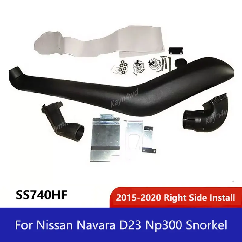 Off Road 4x4 Car Exterior Accessories Air Intake Snorkel Kit For 2015-2020 NISSAN Navara D23 NP300 Wading Breath Hose Tube Set