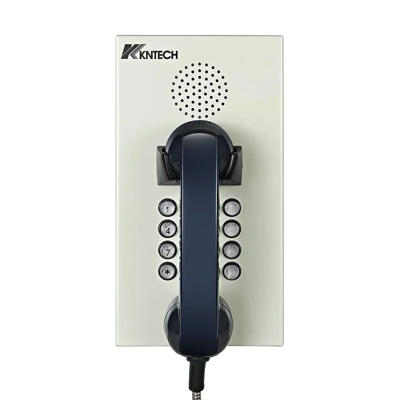 Sistema de telefone Kntech Inmate Telefones de prisão robustos VOIP e analógico à prova de vandalismo KNZD-05