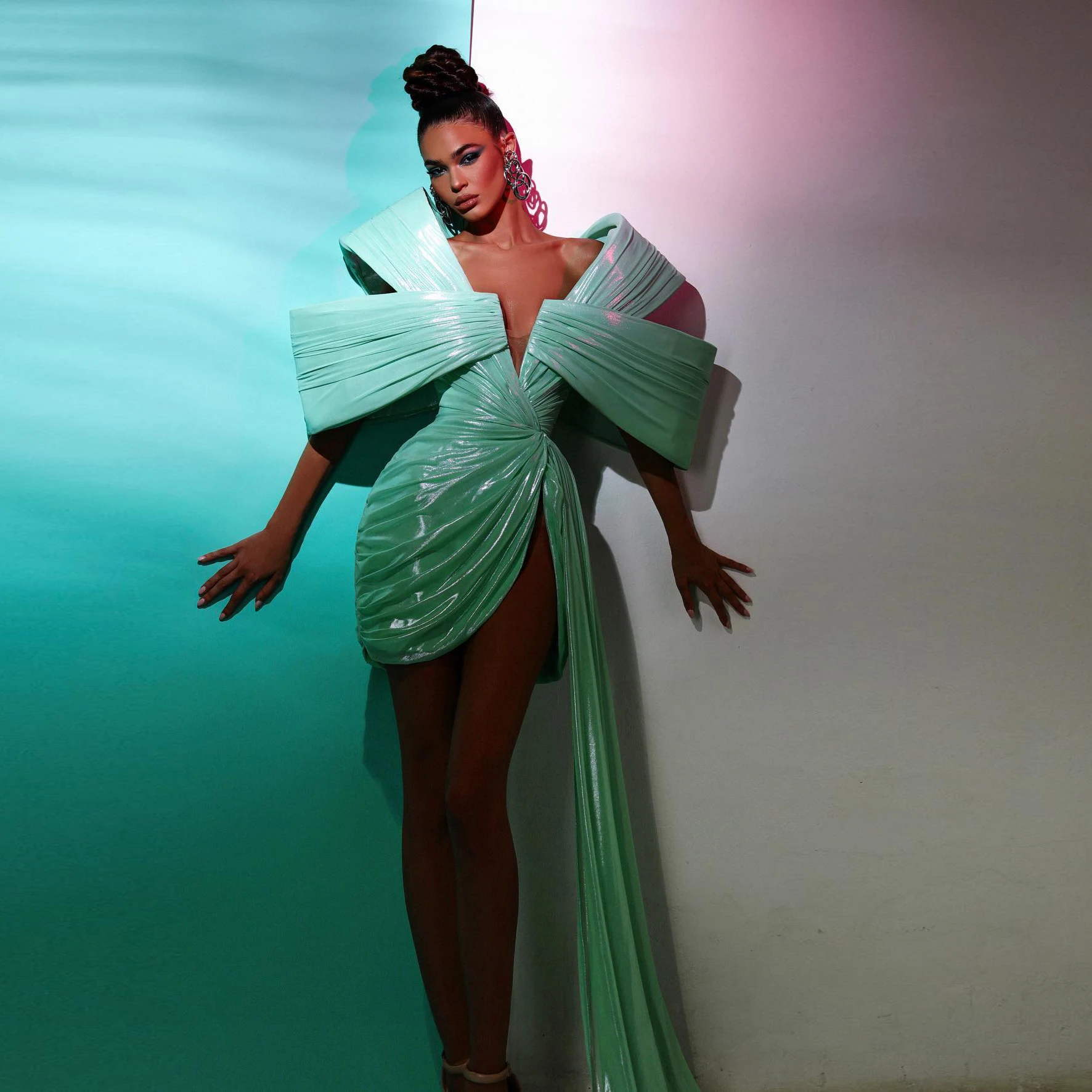 Short Faux Leather … - image