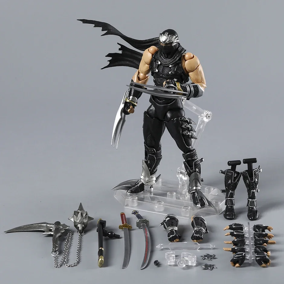 

Kaiyodo Revoltech Amazing Yamaguchi Ryu Hayabusa PVC Action Figure Model Toys Doll for Collectible