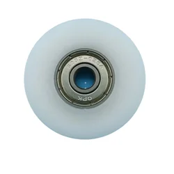 Fixmee 10pc 46.5mm Round Groove Nylon Pulley Wheels Roller for 5mm rope w/ 608ZZ Bearing