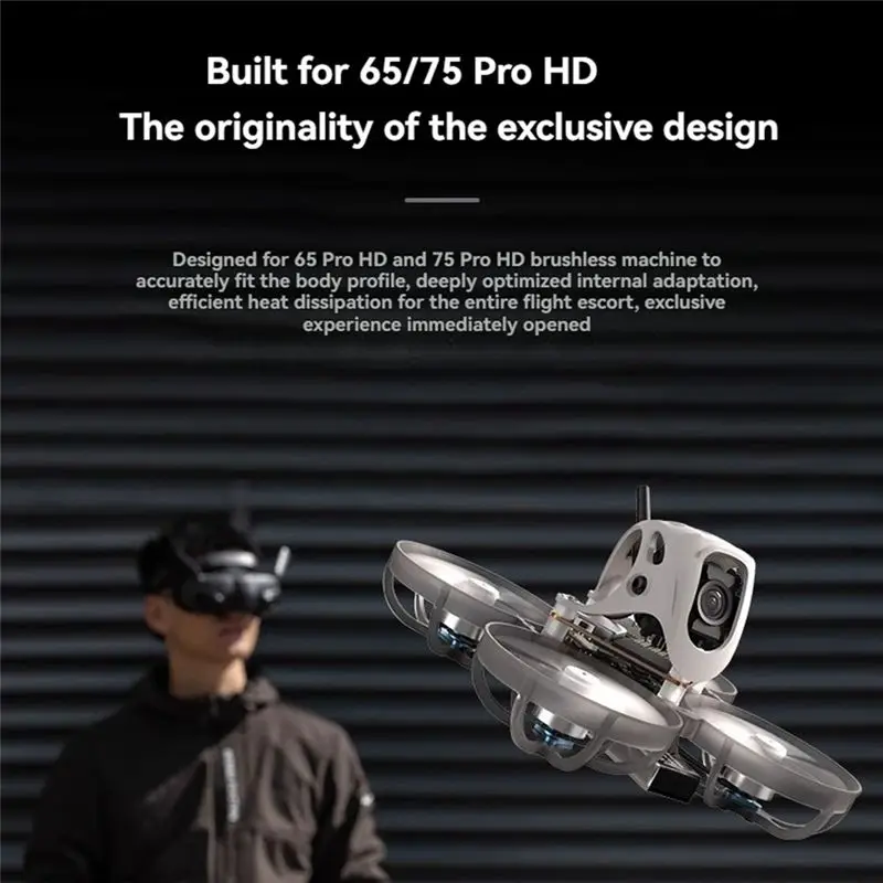 B92B Canopy for DJI O4 Air for Unit Camera Bracket, O4 Digital Transmission Cover for Meteor65 Pro Meteor75 Pro Frame,