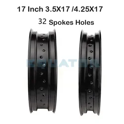 3.5*17 Inches 4.25*17 Inches 32 Spoke Holes Aluminum Alloy Rim 3.5X17