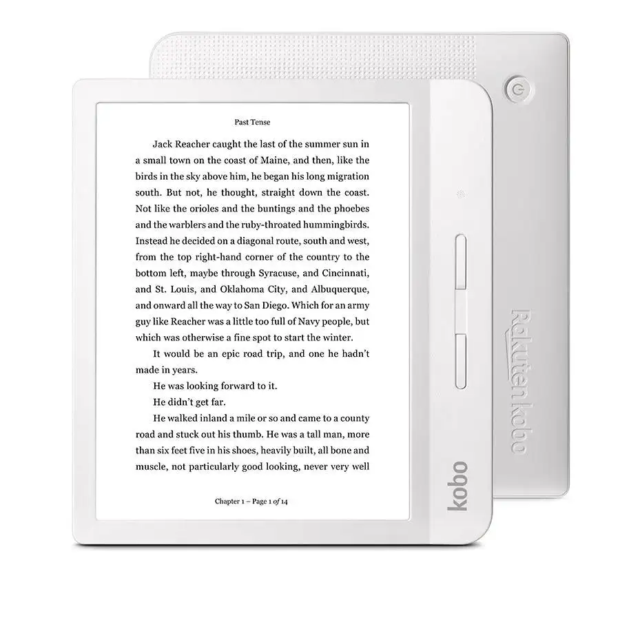 KOBO Libra H2O 7” ebook 300PPI N873 E-Reader 1680×1264 IPX8