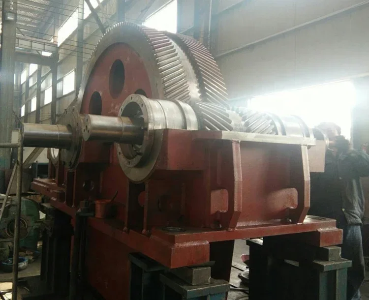 China Large Mining Equipment OEM Helical Gear large heavy Speed Reducer custom Heavy Gear box