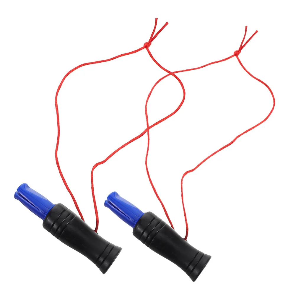 2 قطعة صفارة إنقاذ في الهواء الطلق خفيفة الوزن بطة الصوت تقليد الصيد في حالات الطوارئ التخييم المحمولة بصوت عال الدعوة صافرة #6