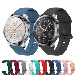22mm Band For Honor Watch 5/4 Pro Smartwatch Silicone Wrist Bracelet For Honor Watch GS Pro/GS 3/Magic 2 46mm/Huawei GT 2 Strap