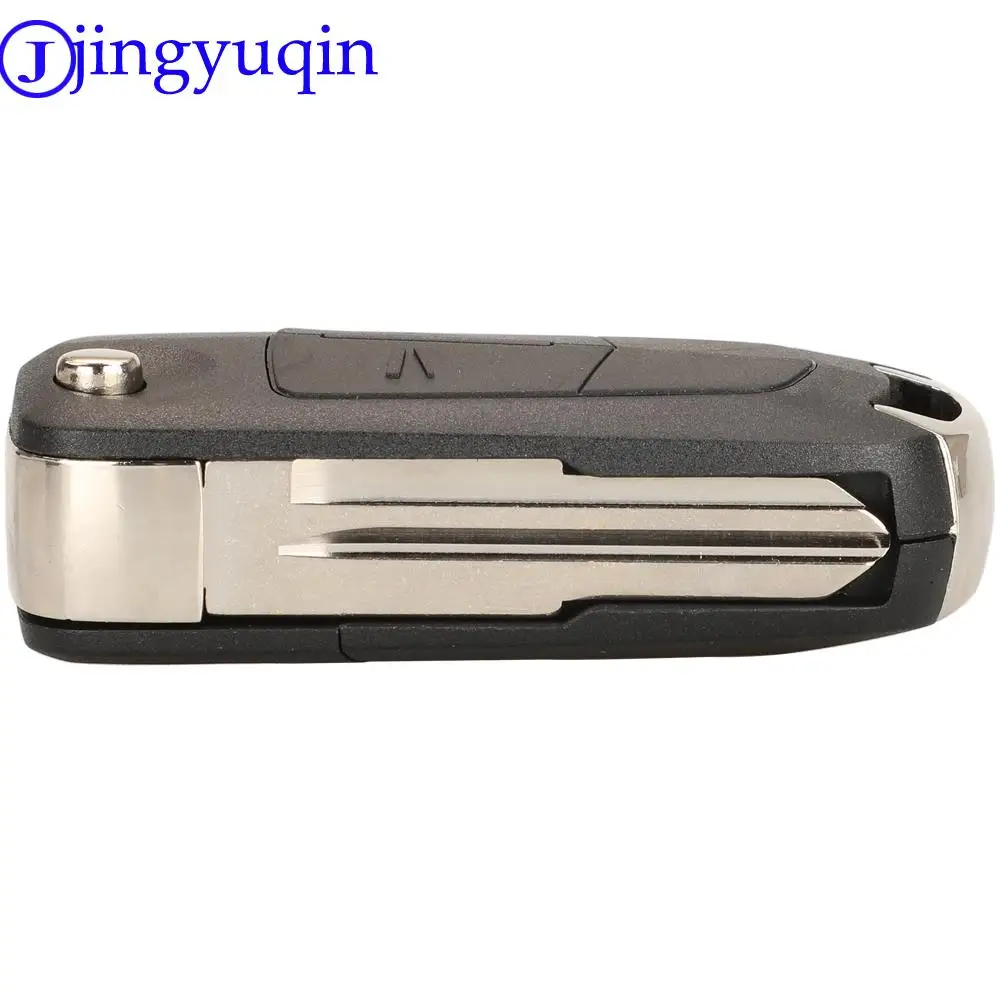 Jingyuqin remoto flip chave escudo caso do carro fob para chevrolet captiva 2006 2012 para opel antara 2007 2011 lâmina chave dwo5