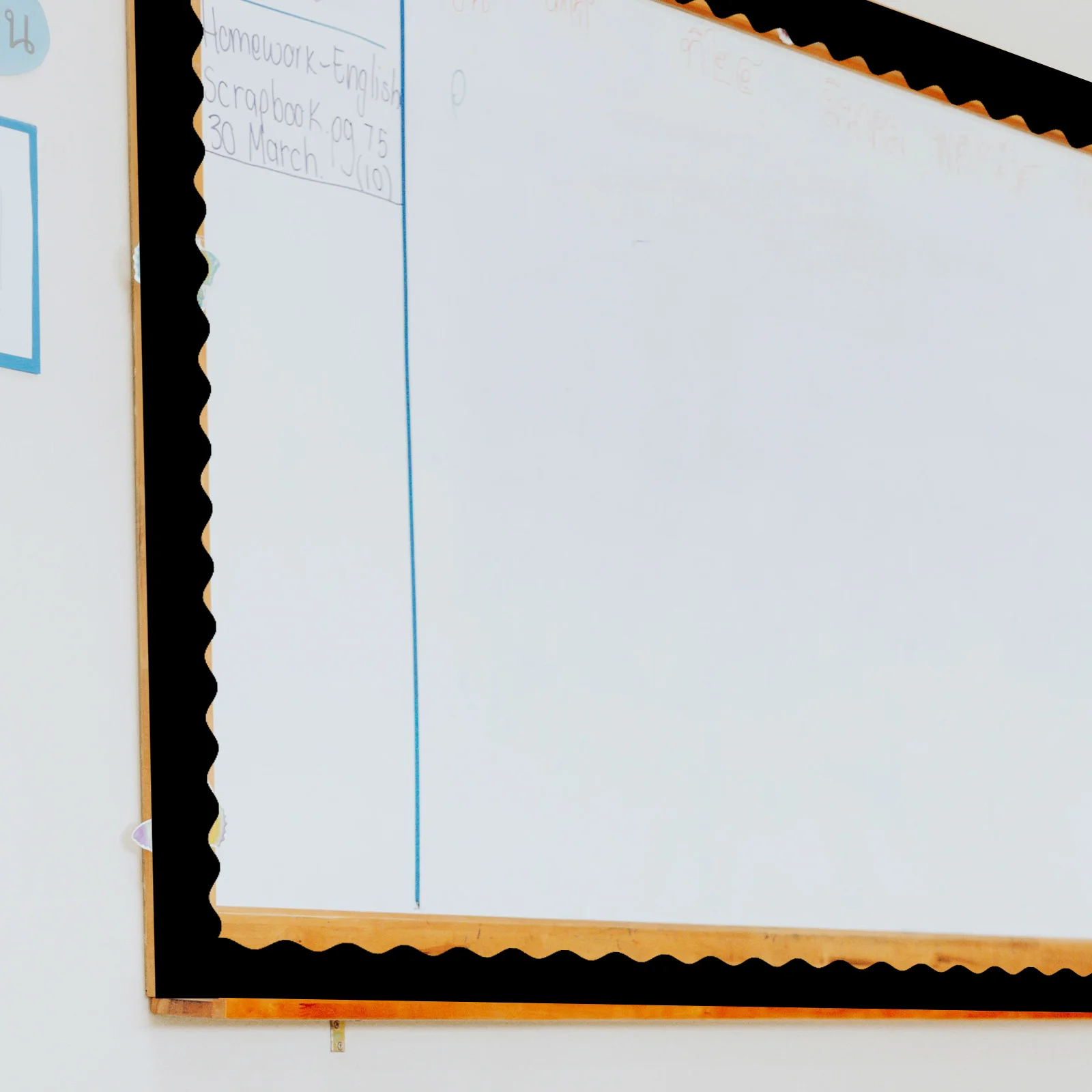 

Bulletin Board Border Sticker Splashproof Long-Lasting Waterproof Easy Install Classroom Borders Bulletin Board Decor