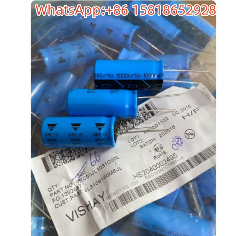 

5 шт. 16V10000UF 10000UF16V 16*36 мм VISHAY-BC Аудиофильтр, электролитический конденсатор GRC
