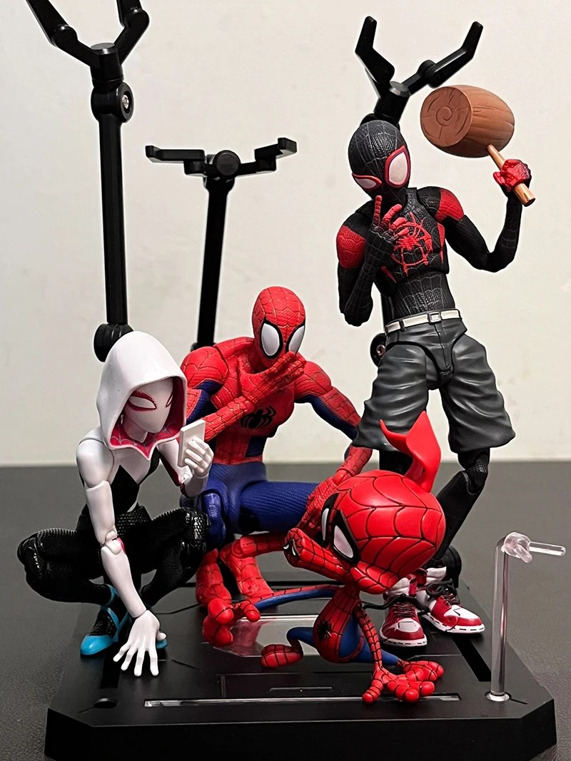 Sv Action Spider Across the Spider-Verse Figur Spider Gwen Stacy Miles Morales Actionfiguren Peter Parker Modell Spielzeug – Detail 11