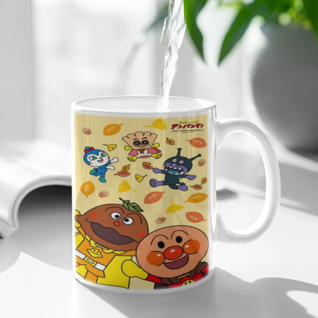 Anime A-Anpanman Classic Vintage Ceramic Mug Cute Coffee Tea Milk Stave Mugs And Cups with Handle Novelty Gifts