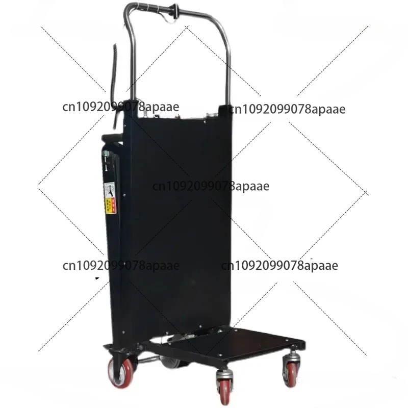 400KG Electric Stair Climbing Vehicle Cargo Handling Cart Crawler-type Up and Down Stair Climber Folding Hand Trolley 48V 72AH