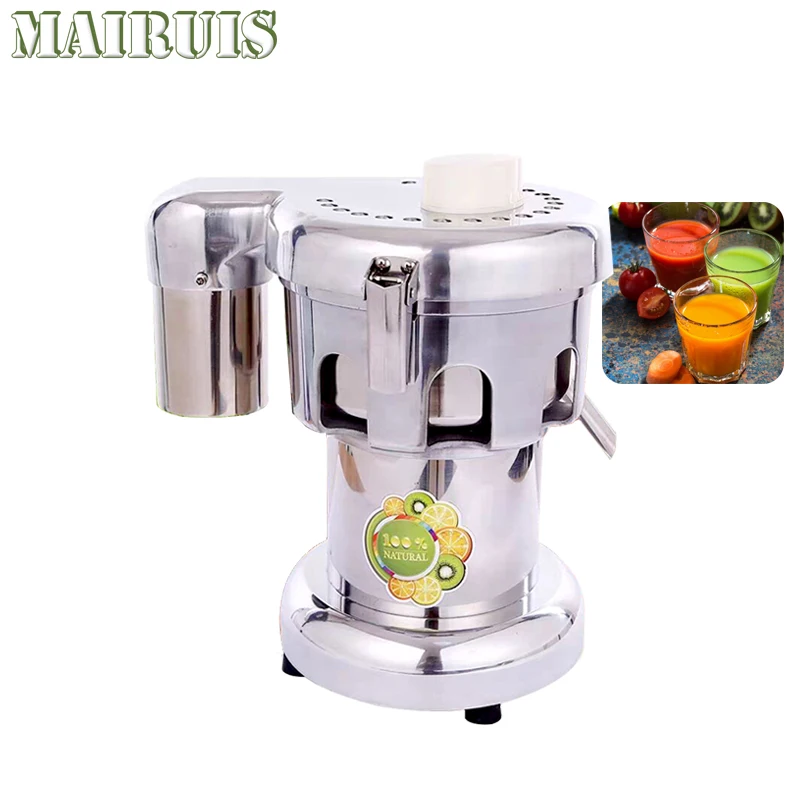 220v Orange Slow Juicer Commercial Fruit And Vegetable Cold Press Juice Extractor