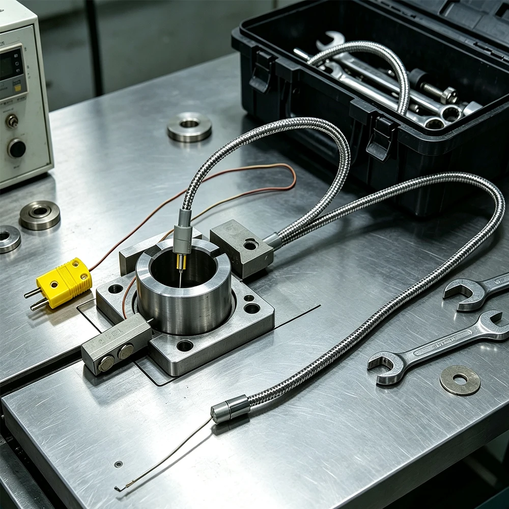 LY-TS1 Omega K Type TC Magnet Thermocouple Sensor Temperature Wire Holder Jig For BGA Rework Station