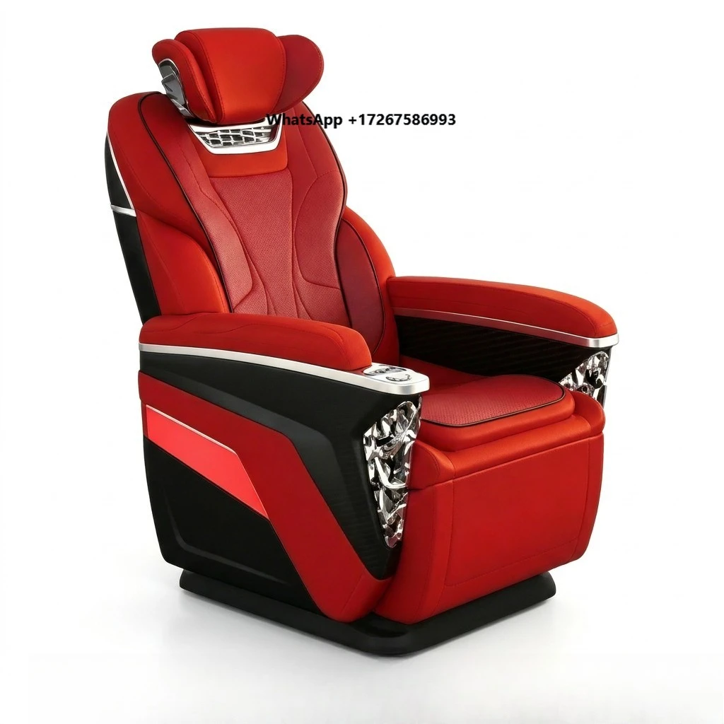 Luxury VIP Van Seat Assembly Universal Leather Replacement Car Seat for MPV SUV Interior Refurbishment Custom Color Factory