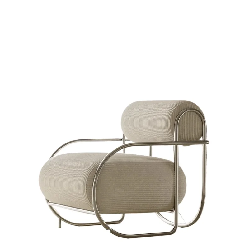 

Nordic Bauhaus single sofa chair medieval creative design homestay bedroom personalized simple retro casual chair
